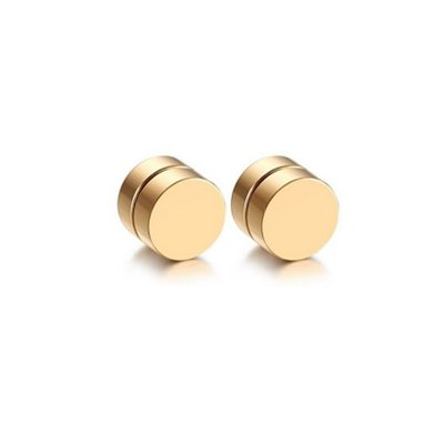 Magnetic Dot Gold- No Hole- Örhänge
